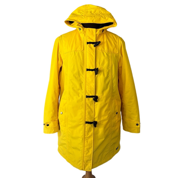 Lands' End Jackets & Blazers - Lands' End Woman’s Classic Squall Duffle Coat in Atlas Yellow size XL